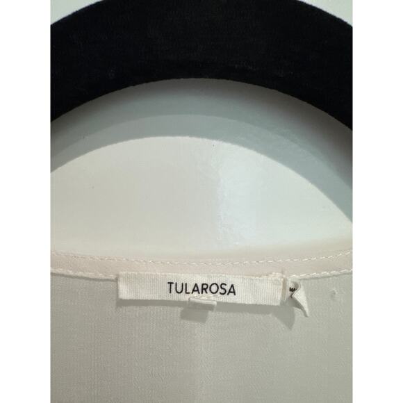 MSRP $159 Tularosa Sheer Darla Ivory Tunic Mini Size S | SAME/NEXT DAY SHIP - Picture 4 of 6